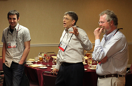Kevin Rose, Bill Gates and Nathan Mhyrvold